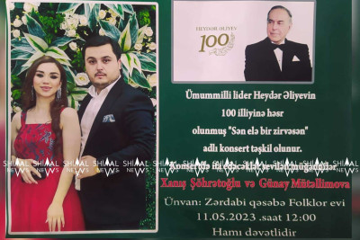 Zərdabi qəsəbəsində konsert olacaq