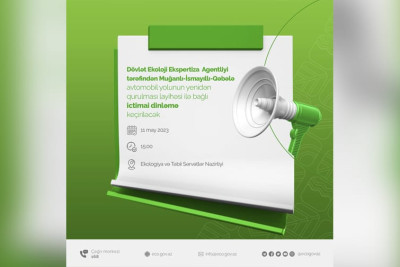 Muğanlı-İsmayıllı-Qəbələ yolunun qurulması ilə bağlı görüş keçiriləcək