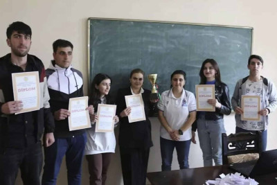 Qubada müəllim və tələbələr arasında bilik yarışı keçirilib