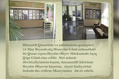 Qusarda Muzeylər Günü qeyd olunacaq