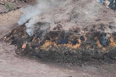 Qubada qanunsuz kömür istehsal edilən quyular ləğv edilib