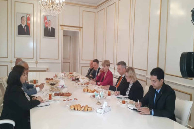 Quba: Almaniya səfiri Ziyəddin Əliyevlə görüşüb