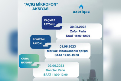 Şimal: "Azəriqaz” İB sakinlərlə görüşəcək