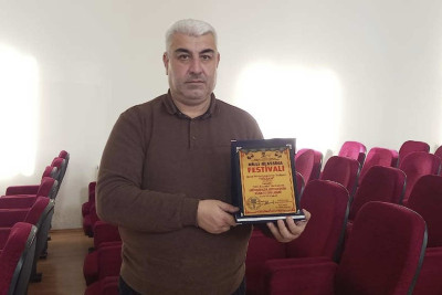 Qusar: incəsənət xadiminə Prezident mükafat verib