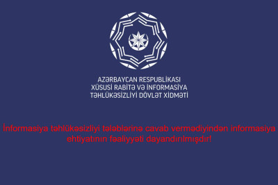 Qusar və İsmayıllı: qurumların saytları hazırda fəaliyyət göstərmir
