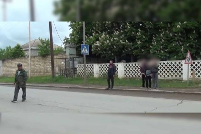 Quba: məktəblilərin istifadə etdikləri yolda piyada zolağı silinib