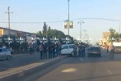 Qubada zəncirvari qəza baş verib - VİDEO