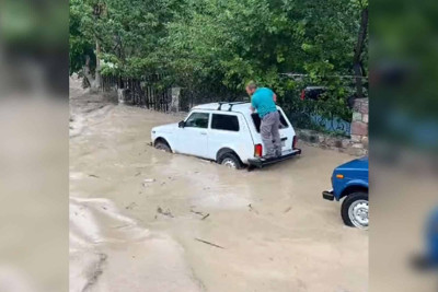 İsmayıllı: Lahıca sel gəlib - VİDEO