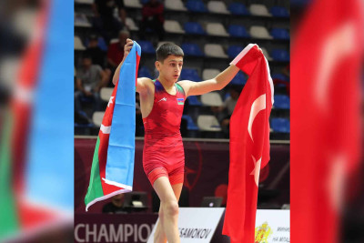 Qubalı idmançı Avropadan bürünc gətirib