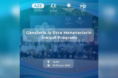 Qubada Gənclərlə İş üzrə Menecerlərin İnkişaf Proqramı start alacaq