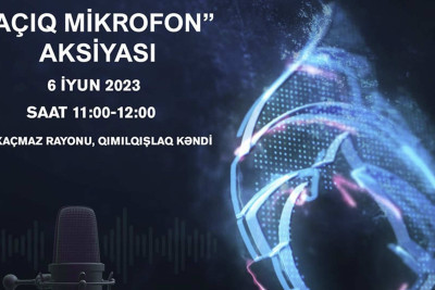 Azəriqaz: Xaçmazda “Açıq mikrofon” aksiyası keçiriləcək