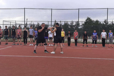 İsmayıllıda gənclər kikboksinqə təşviq edilib