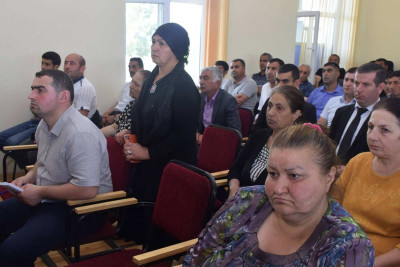 Quba RİH: Güləzi kəndində vətəndaşların səyyar qəbulu keçirilib