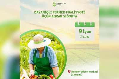 Xaçmazda fermerlər üçün tədbir keçiriləcək