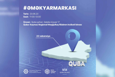 Qubada növbəti əmək yarmarkası təşkil ediləcək
