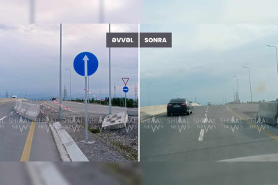 Quba-Xaçmaz yolu: yeni körpüdə təhlükə yığışdırılıb