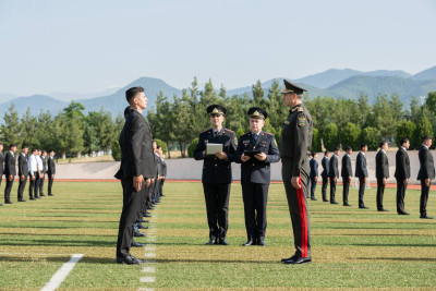 İsmayıllı: nazir Vilayət Eyvazov polisdə xidmət etmək istəyənlərlə görüşüb