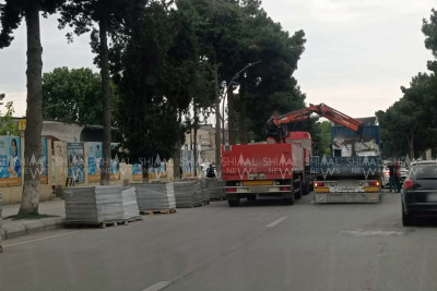 Xaçmaz şəhərində səkilər təmir ediləcək