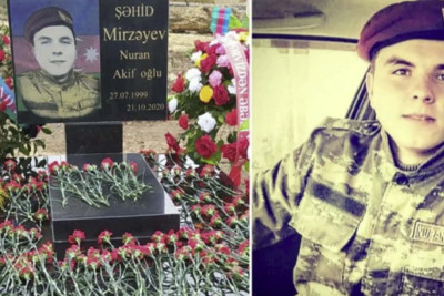 Quba: Vətən müharibəsi şəhidi Nuran Mirzəyevin mövlud günüdür