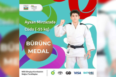 İsmayıllı: Avropa Gənclər Yay Olimpiya Festivalında bürünc medal qazanmışıq