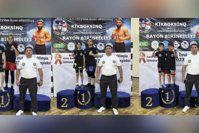 İsmayıllının gənc kikboksçuları Gəncədə uğur qazanıblar