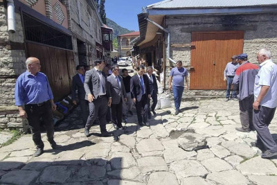 İsmayıllı: Cülyanda içməli su xətti təmir edilir