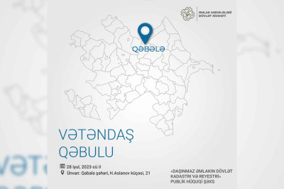 Əmlak Məsələləri Dövlət Xidməti: sədr İsmayıllı sakinlərini qəbul edəcək