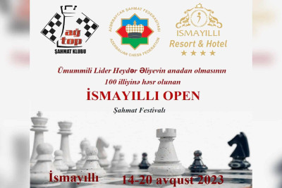 Şahmat: İsmayıllıda 10.000 manat uduş təyin edilib