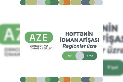Şimal: həftəlik idman tədbirlərinin afişası hazırlanıb