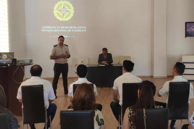 FHN: Quba-Xaçmaz RGİİ-də fövqəladə hallarla bağlı təlim keçirilib