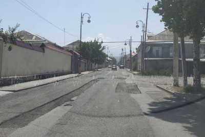 Quba: Fətəlixan küçəsinin asfalta ehtiyacı var