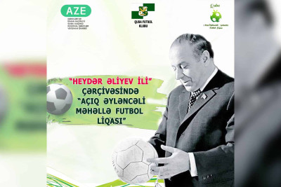 Qubada “Açıq əyləncəli məhəllə futbol liqası” başlayır
