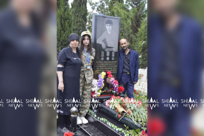 Quba: Vətən muharibəsi şəhidinin əkiz bacı-qardaşı anadan olub