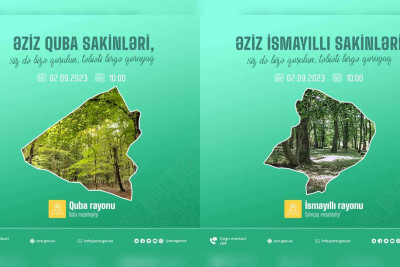 ETSN: Quba və İsmayıllı məşələrinin əraziləri təmizlənəcək