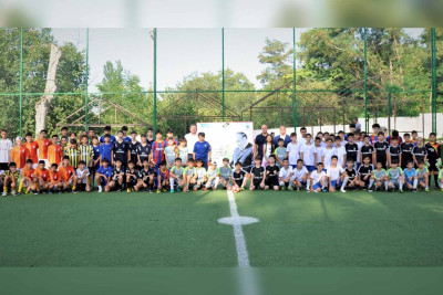 Qubada futbol liqasının açılış mərasimi keçirilib