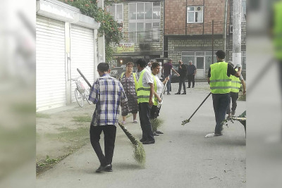 Xaçmazda təmizlik işləri aparılıb