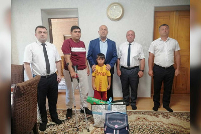 Xaçmazda Vətən müharibəsi qazisi Çingiz Vəchiyev ziyarət olunub
