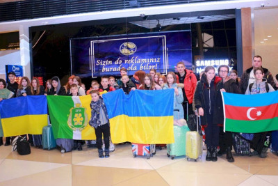 Ukraynalı uşaqlar İsmayıllıda qonaq olublar