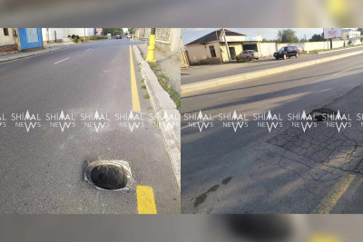 Qubada qapaqsız lüklər qəzalara səbəb olur