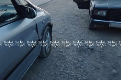 Xaçmazda sürücüsüz hərəkət edən “07” digər avtomobili vurub