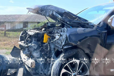 Quba-Xaçmaz yolu: “Toyota” və yük avtomobili toqquşub