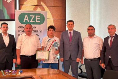 İsmayıllı: MDB oyunlarının qızıl mükafatçısı ilə görüş təşkil olunub