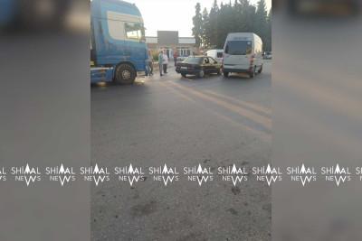 Xaçmaz: “Kamaz” “Mercedes”ə çarpılıb