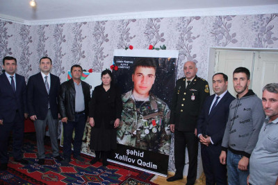 İsmayıllıda şəhid Qədim Xəlilovun anım günü keçirilib