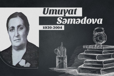 40 ilini xalqın maariflənməsinə həsr edən qusarlı Əməkdar müəllim Umuyat Səmədova