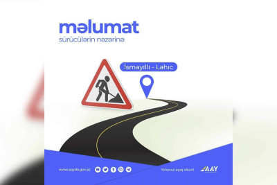 İsmayıllı-Lahıc avtomobil yolunda hərəkət bərpa edilir