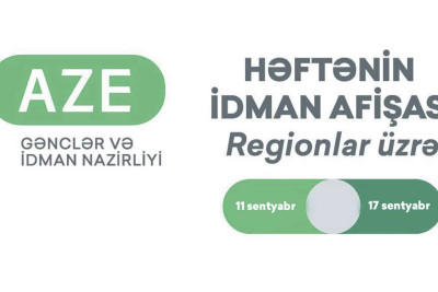Şimal: həftəlik idman tədbirlərinin afişası hazırlanıb