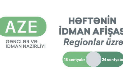 Şimal: idman tədbirlərinin afişası hazırlanıb