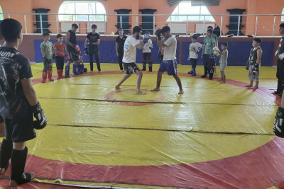 İsmayıllıda gənc idmançılar üçün ustad dərsi keçirilib