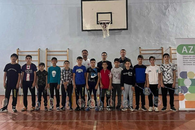 Quba: badminton üzrə nümunəvi çıxışlar keçirilib